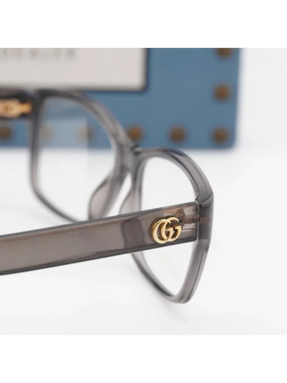 Gucci GG0716O 003 Rectangle Eyeglasses 53mm - Grey